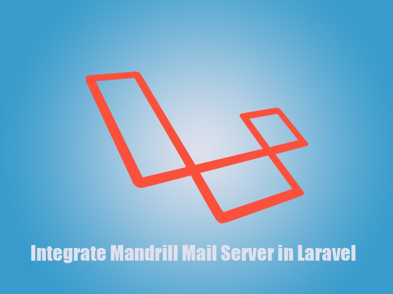 How to integrate Mandrill mail server in Laravel