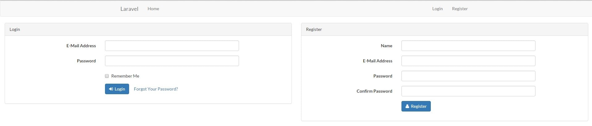 Simple and Easy Laravel 5.2 Login and Register using the auth scaffold