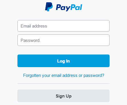 Login Into Paypal Account