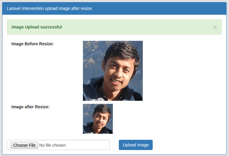 PHP Laravel 5 Intervention image upload and resize tutorial